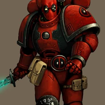 Deadpool Space Marine by Diego Fonteriz (FonteArt | madeoutoffoam)