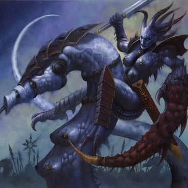 Slaanesh Daemons by Wayne England