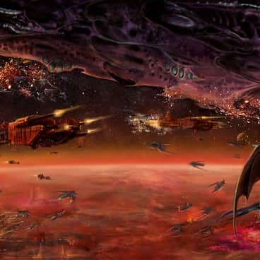 Tyranid Cruiser by Unknown Artists