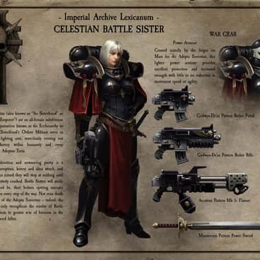 Celestian Battle Sister by Yosafat Bayupratama (CELENG | CelengAdeptus | YosBayu | bunimillennial)