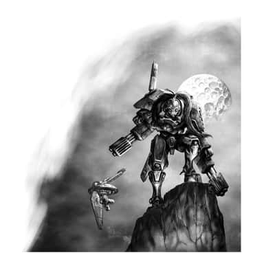 T’au Commander Shadowsun by Mark Gibbons (MG Artworks | mg_artworks)