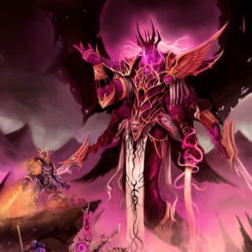 Daemon Primarch Fulgrim by The Mothman (Mothmandraws)