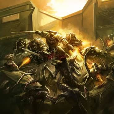Deathwatch vs Tyranids by Fares Maese (faroldjo | faresmaese)