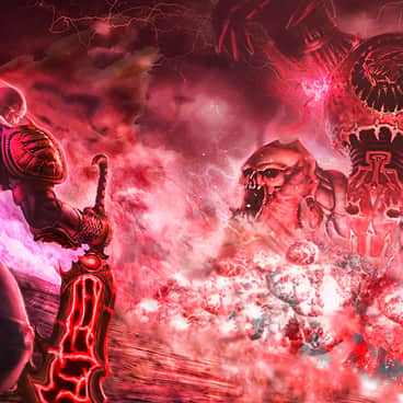 Kratos vs Chaos Titan by ListenerKz