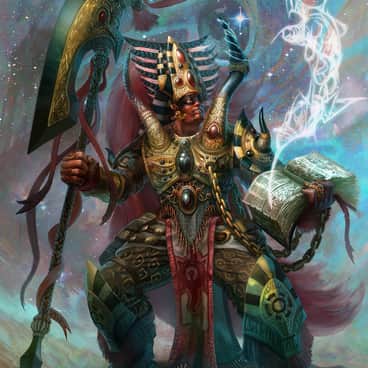 Primarch Magnus The Red by Jacob Atienza (jubjubjedi)