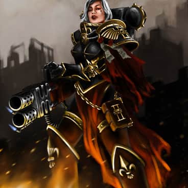 Martyred Lady: Heavy Flamer by Yosafat Bayupratama (CELENG | CelengAdeptus | YosBayu | bunimillennial)
