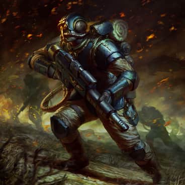 Militarum Tempestus by Anna Steinbauer (depingo | annasteinbauer)