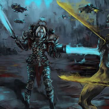 Sister of Battle vs Slaanesh Daemonette by William (wll4u) | Sister of Battle vs Slaanesh Daemonette by William (wll4u)