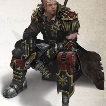 Chaos Reaver Captain by Unknown Artists