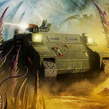 Rhyno in Tyranid Infestation by Unknown Artists