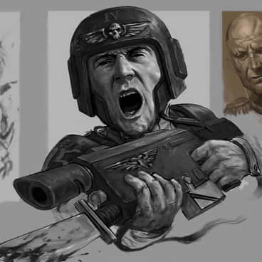 Imperial Guardsman by Harry Osborn (harryosborn-art | harryosbornart)