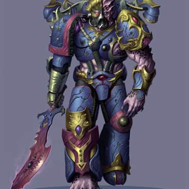Chaos Space Marine by Razyda (RazydaArt)