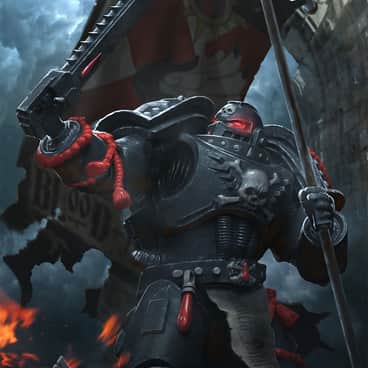 Death Company Flag Bearer by Theis Møller Jacobsen (theismoellerjakobsen)