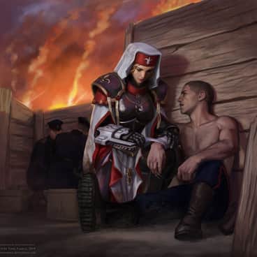 Sister Hospitaller Gwyn by Yana Vaseva (MeMyMine)