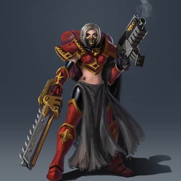 Chaotic Sister of Battle by Greg Mack (greg mckinn | Gregory Mack)