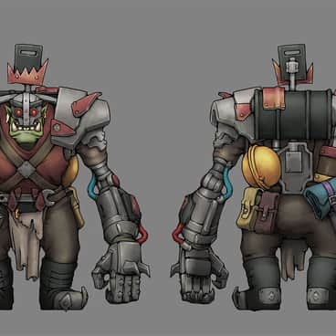 Ork Mek Nob by Dicey June (MistyMiasma)