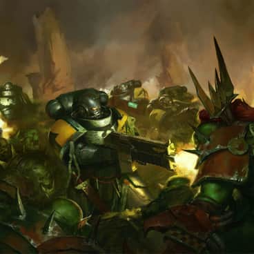 Silver Templars vs Orks by Igor Sid (igorsidcg | Igor Sidorenko)