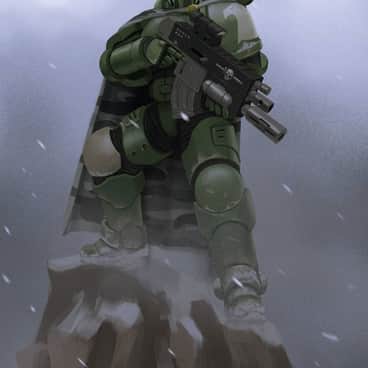 Primaris Raptor Marine by Boris Tsui (Bobot073)