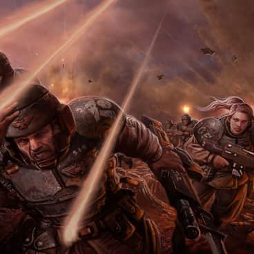 Cadian Shock Troops by Víctor Manuel Leza Moreno (Víctor Leza)