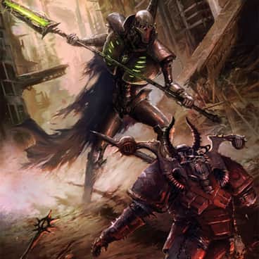 Necron vs Chaos by Zachary Graves (Columbussage)