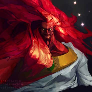 Pre-Crusade Magnus the Red by Alexey Potorochin (artistpotorochin)