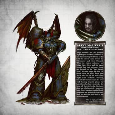 Night Lords Arkyr Malivaris by Orniris Terensi (OrnirisTerensi | orniris)