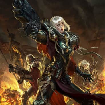 Adepta Sororitas by Anna Steinbauer (depingo | annasteinbauer)