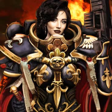 Adepta Sororitas Canoness by Yuri Melentev (yurimelentev)