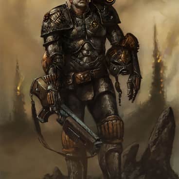 Adeptus Arbites by Dave Kendall