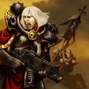 Adeptus Sororitas Celestian by Mark Gibbons (MG Artworks | mg_artworks)