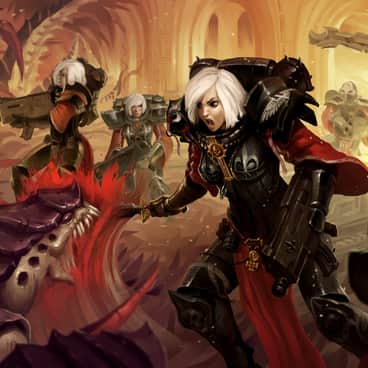 Adeptus Sororitas vs Tyranids by Fabrice Magdanz (Indofrece | Frece)