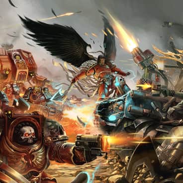 Astorath VS Ghazghkull by David Alvarez (DavidAlvarezArt | david_rez | david_alvarez_art)