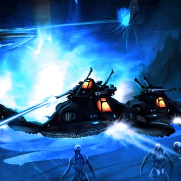 Attack of the Eldar by Yuri Melentev (yurimelentev)