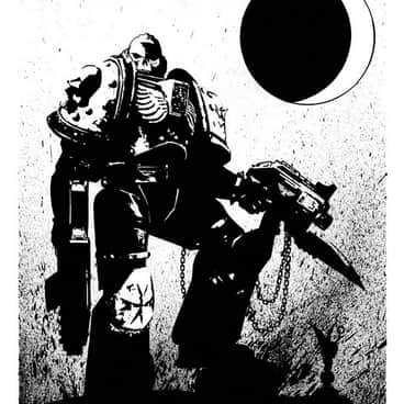 Black Templar Marine by Tom Kelly (TomKellyART)