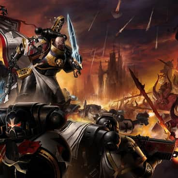 Black Templars vs Khorne by Artur Nakhodkin (ArturNakhodkin | artpaque)