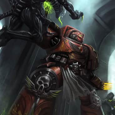 Blood Angel vs Genestealer by Leos Ng Okita (Luches | leos_ng | leos_okita_ng)