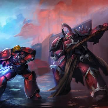 Blood Angel vs Word Bearers by Tony Cezar (t-cezar | tnyczr)
