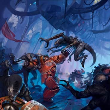 Blood Angels vs Genestealers by Unknown Artists | Blood Angels vs Genestealers by Unknown Artists