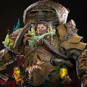 Champion of Nurgle Death Guard by Artur Sukhorukov (ArturDaru25 | Artur Daru)