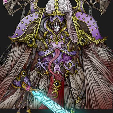 Champion of Slaanesh by Vasiliy Loginov (Sufferst | karandashist)