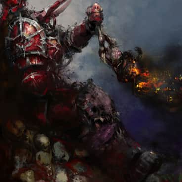 Chaos Marine by Sergei Koziakov (Kozivara)