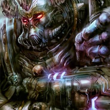 Chaos Space Marine by Julian Tan (phantasmalblue | PhantasmalB)