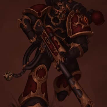 Chaos Space Marine Sniper by James-Christopher Fauvelle (J-CFauvelle)