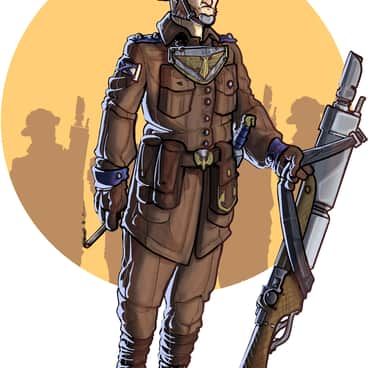 Crusian Veteran Imperial Guard by Fabrizio Carminati (LordCarmi | lord_carmi)