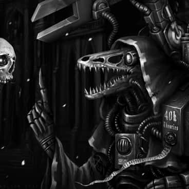 Cyberdong the Tech-Priest by Veronica Anrathi (d1sarmon1a | disarmoniart)