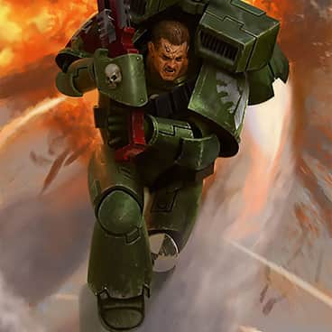 Dark Angel Assault Marine by Jake Murray