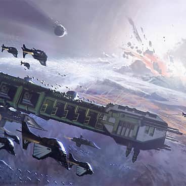 Dark Angels Bombardment by Jake Murray