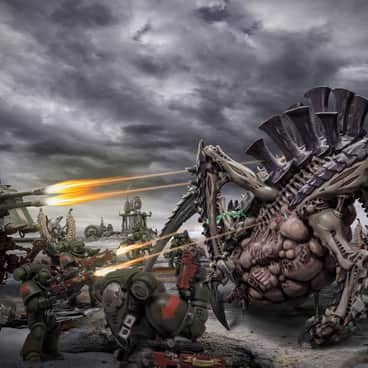 Dark Angles vs Tyranids by Wolfgang Werkovits