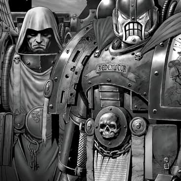 Horus Heresy Dark Angles by Karl Richardson (tankskullx66 | karlrichardsonart)