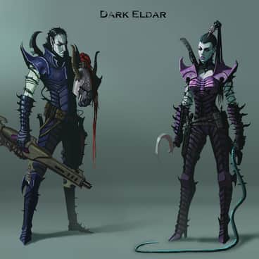 Dark Eldars by Jonas Špokas (AnBoX | spokasjonas | cyberspiritsnft | anbox1)